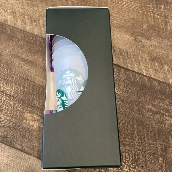 NIB STARBUCKS Confetti Color Changing Cold Cups BRING ON WARM WEATHER! - Picture 4 of 6